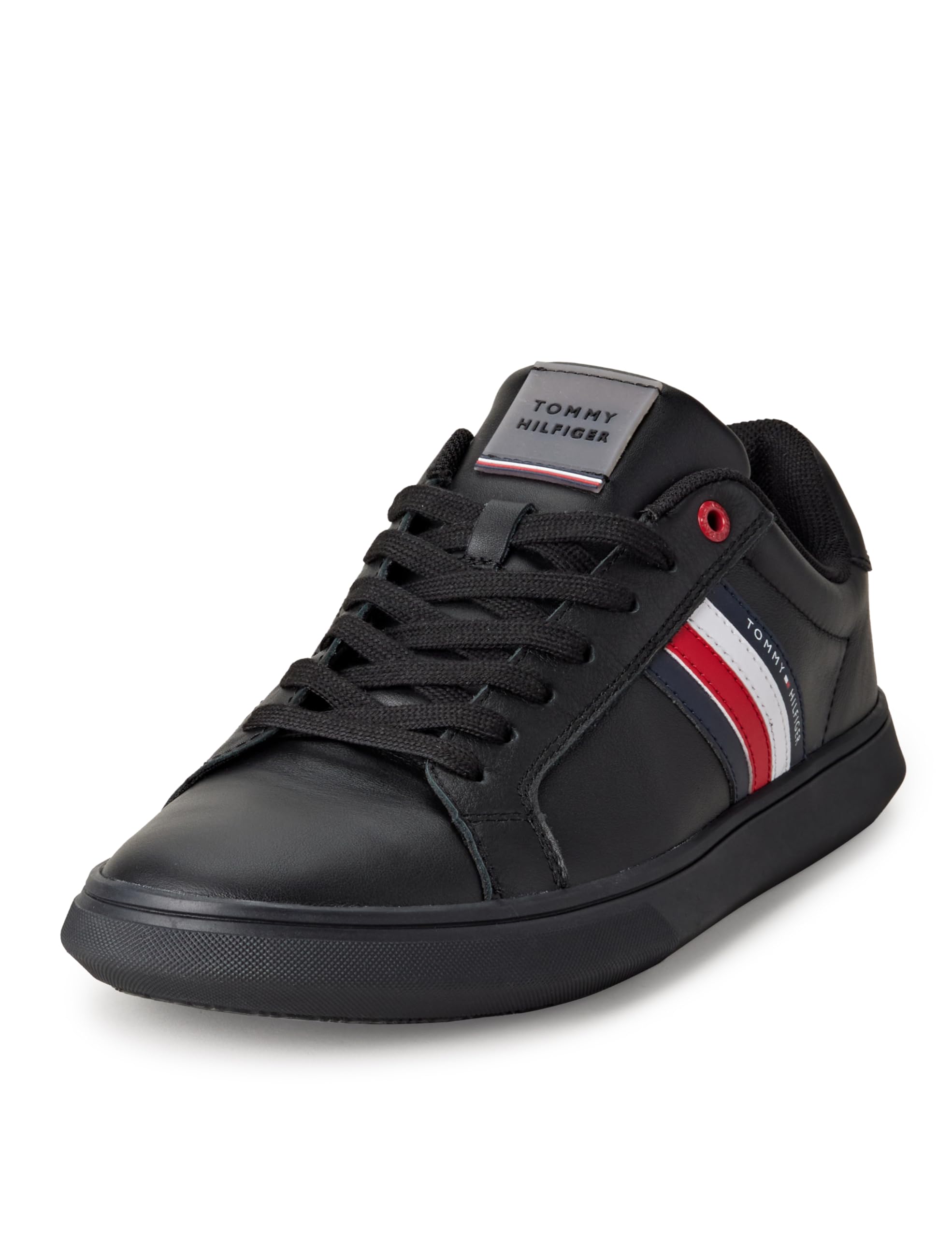 Tommy Hilfiger Essential Leather Cupsole Fm0fm04921, Zapatilla con Suela Hombre