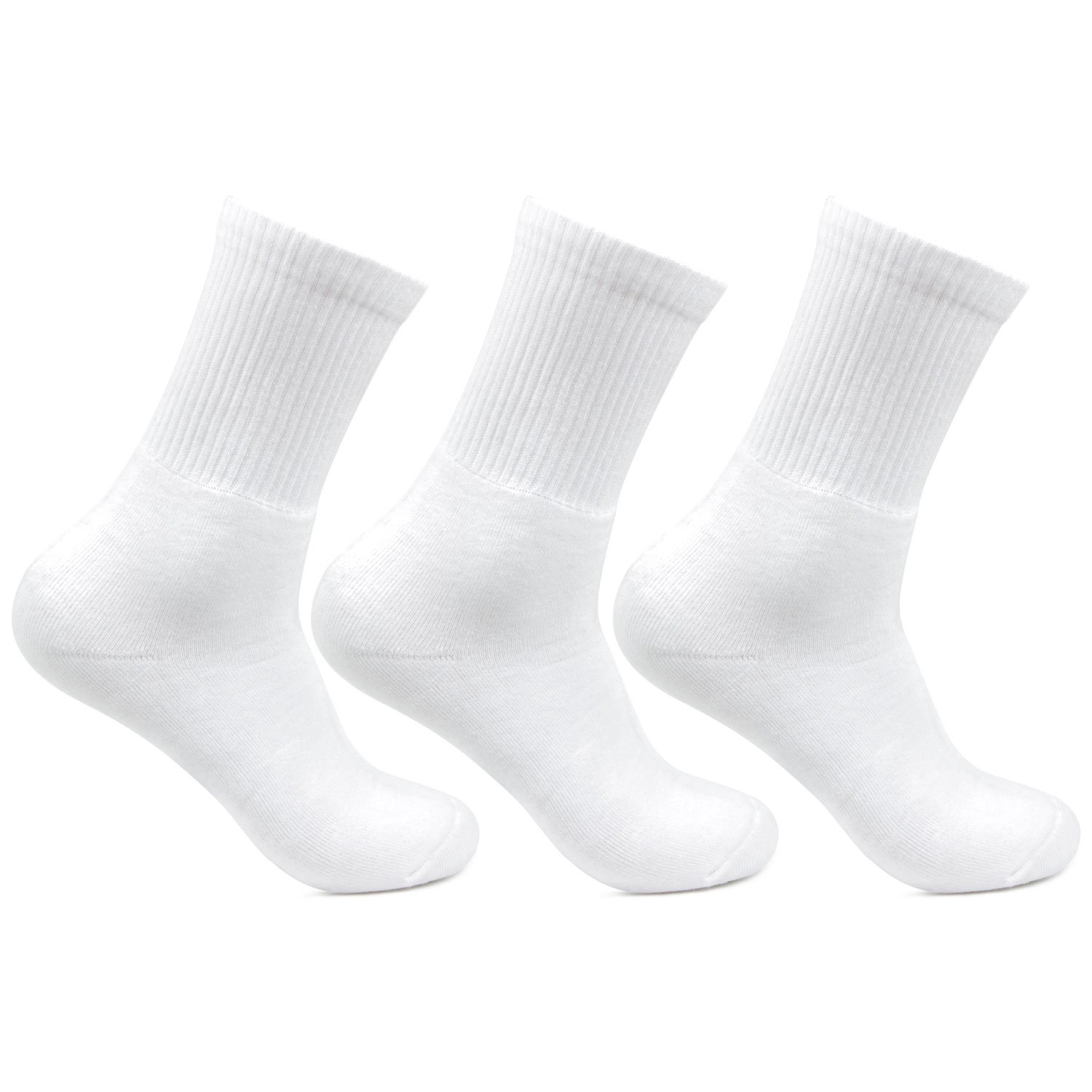 Men's Cushioned White Joggers