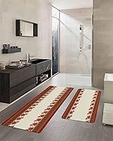 Vista 2 de Tapete de baño de flor de pascua de Navidad para bañera, antideslizante, de secado rápido y absorbente, tierra de diatomeas, fregadero de ducha