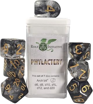 DiffusionTM Phylactery - Set of 7 Dice Set of 7 w/Archd4 in box