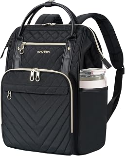 KROSER 17" Laptop Backpack for Work Travel - Water-Resistant, Multi-Compartment Design