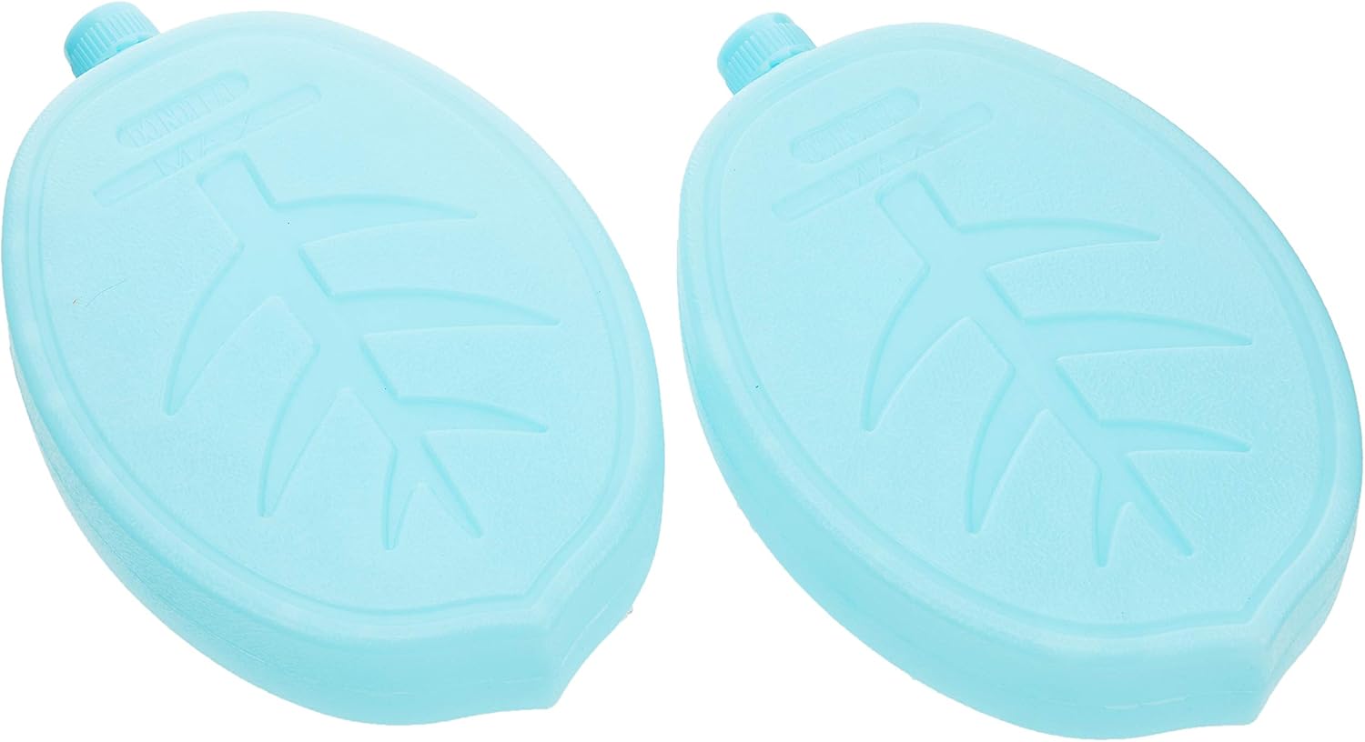 Two blue ice packs for enhanced cooling