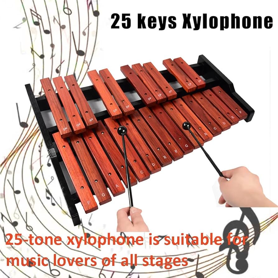 Xylophone Adult Mua TNZMART 32 Key Xylophone Set With Adjustable Stand Wooden Glockenspiel Percussion Educational Instrument B09z2n9kvh Xylophone For Toddlers 1-3