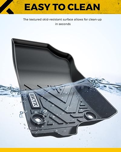 Miniatura 4 de KYX Tapetes para Grand Cherokee 2016-2021 (no apto para Grand Cherokee L)Durango (asiento de banco de 2 fila), forros de suelo de protección para