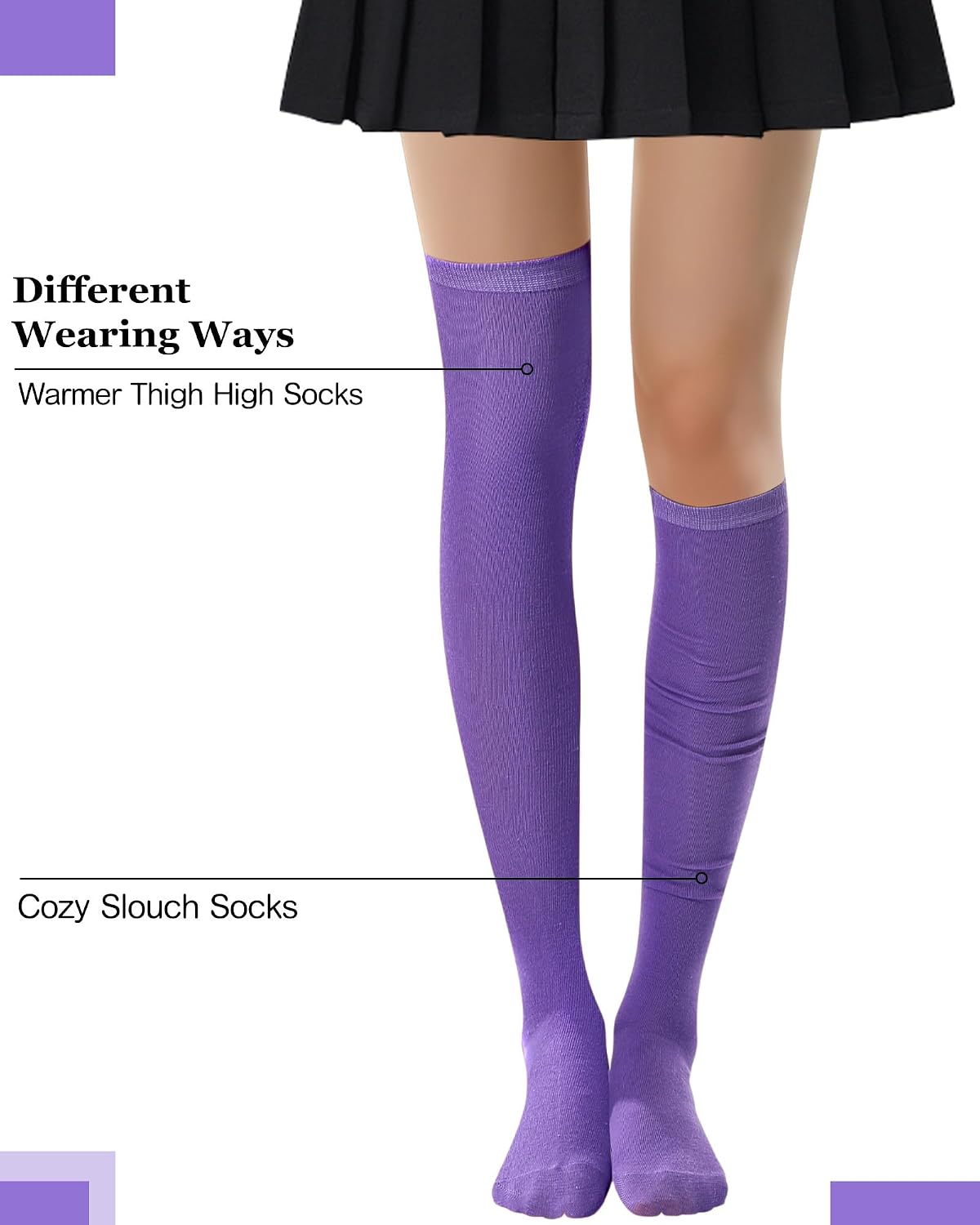 Ramede Halloween Women Thigh High Socks,Stocking Knee