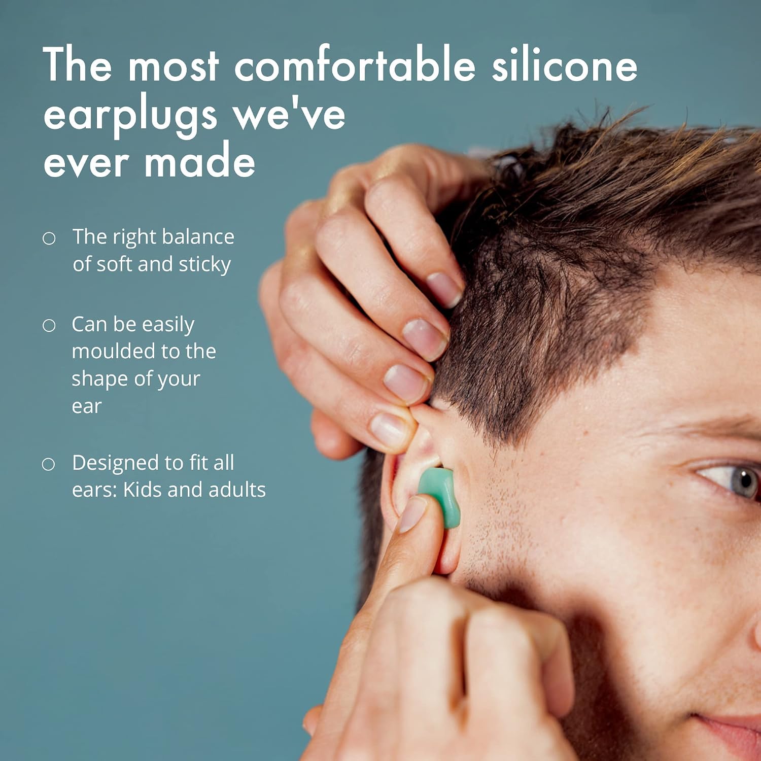Alpine SoftSilicone Moldable Silicone Putty Ear Plugs - Noise Reducing Earplugs for Sleeping, Swimming, & Concentrating - Comfortable Snoring Solution - 28dB - 12 Pack Silicone Ear Plugs