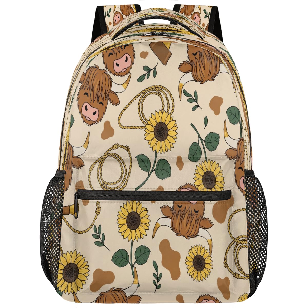 Mochila para portatiles de 15.6 pulgadas con acabados resistentes y patron original 8