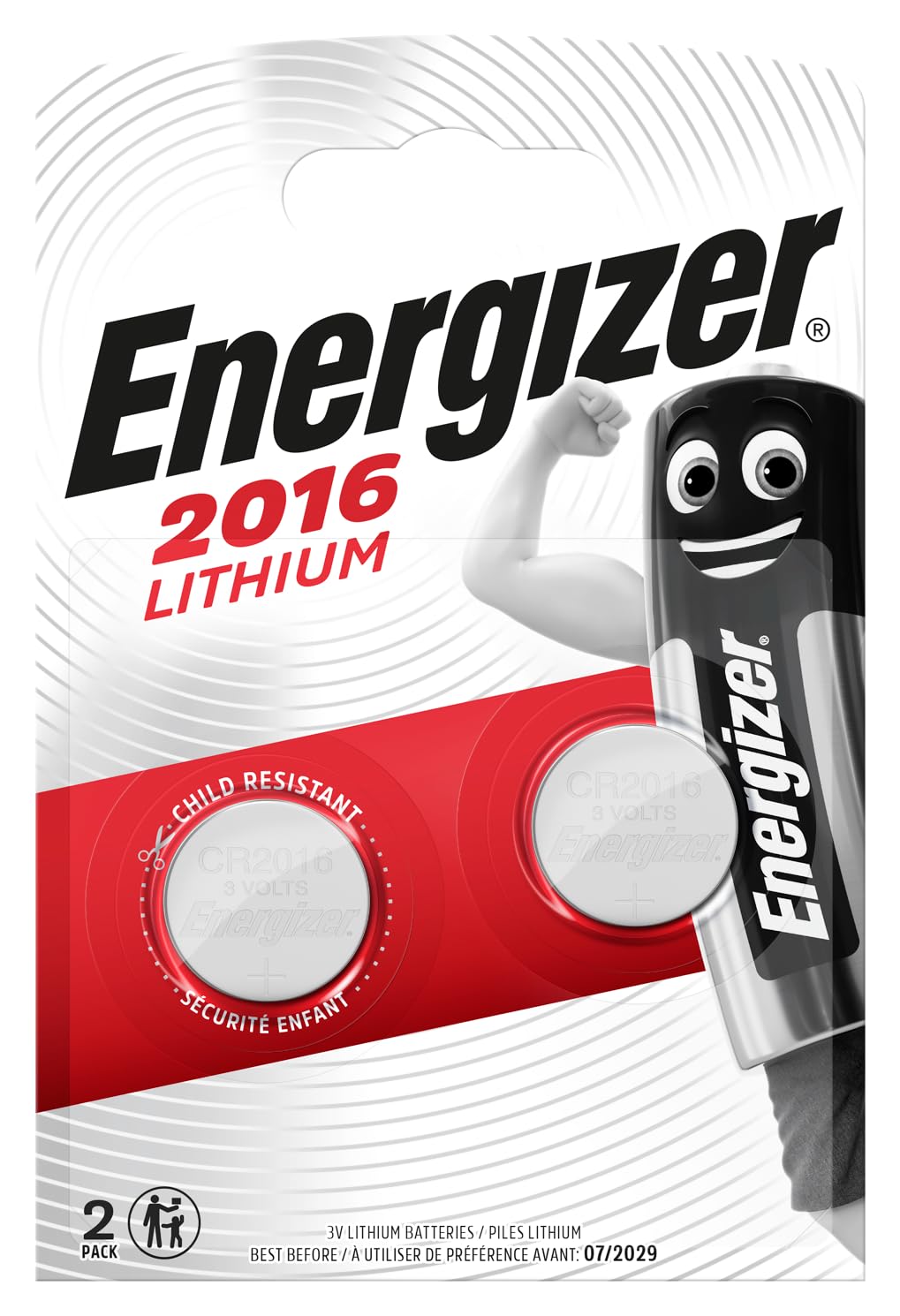 40 x baterie monetowe Energizer CR2016 litowe 3 V do zegarków latarki klucze