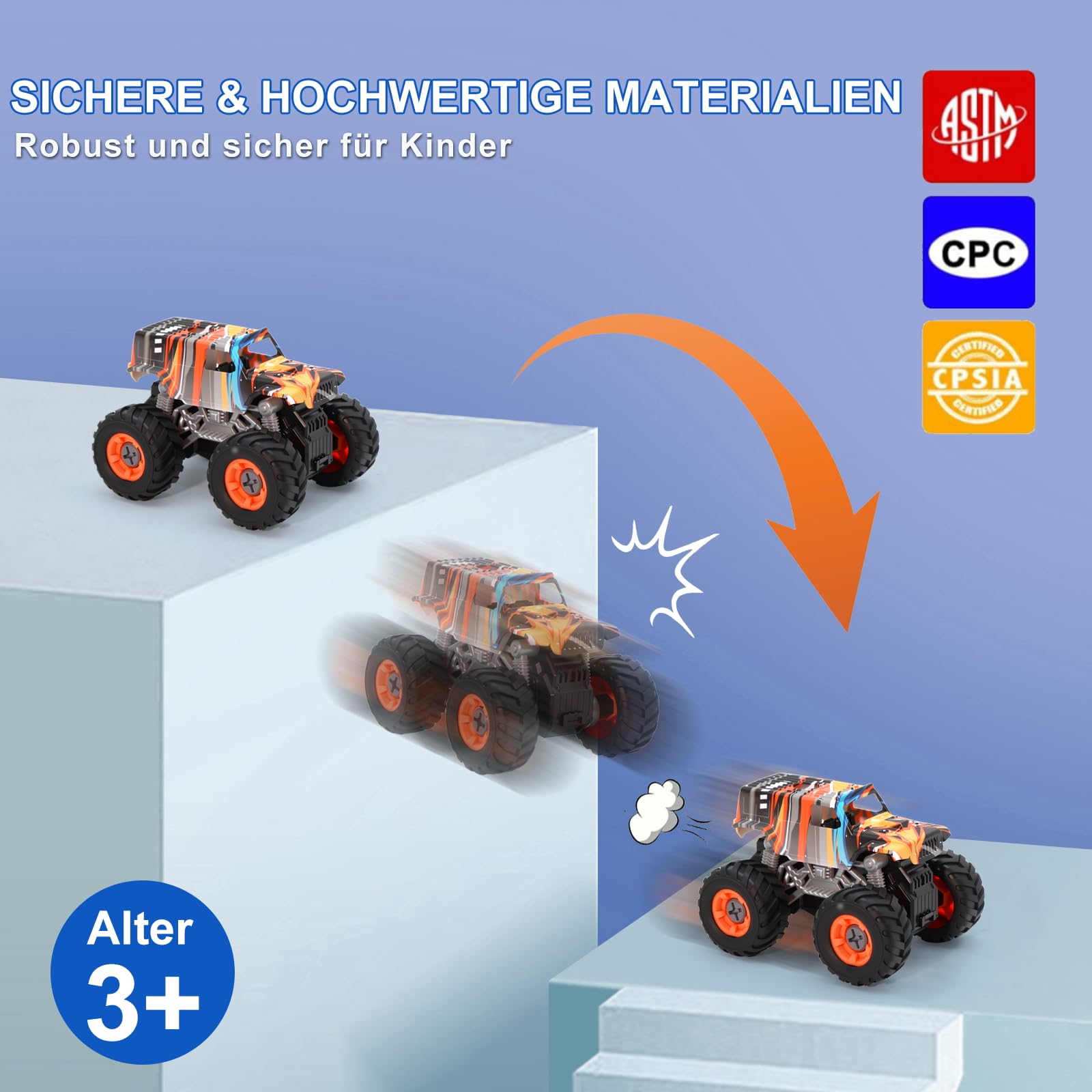 Bugrtey Zerlegbare Monster-LKW-Spielzeug mit Elektrohandbohrer & Aufbewahrungsbox, ab 3-8 Jahre – STEM-Bildungsspielzeug, Geburtstags Kinder/Jungen/Mädchen