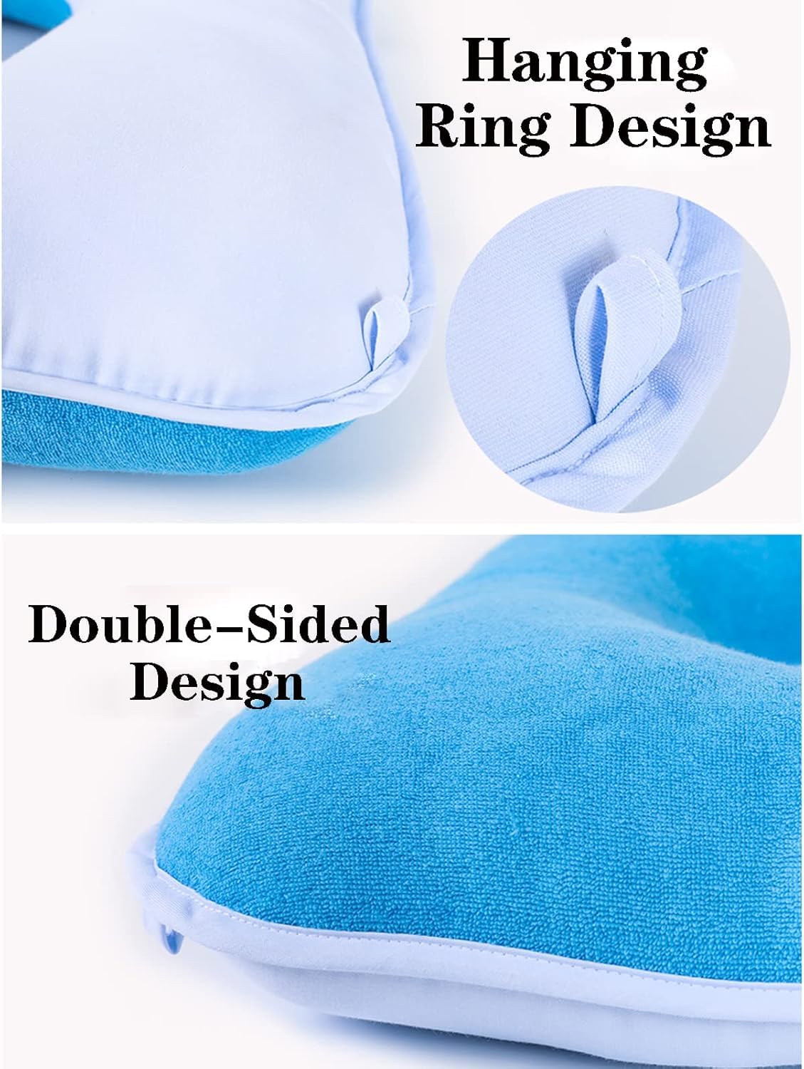 Cojín antiescaras para Silla de Ruedas para aliviar la presión del Paciente postrado en Cama, Almohadilla Tipo Donut para hemorroides, Alivio de la presión, llagas en la Cama, Gris