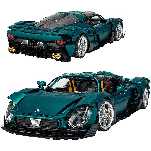 Raceforge Sports Car Building Set,1:8 Scale Model Sports Technic,Adult Collectible Cars Sets to Build，Scale Gift for Adults,Home or Office Décor Sets for Boys 8-14(4208pcs)
