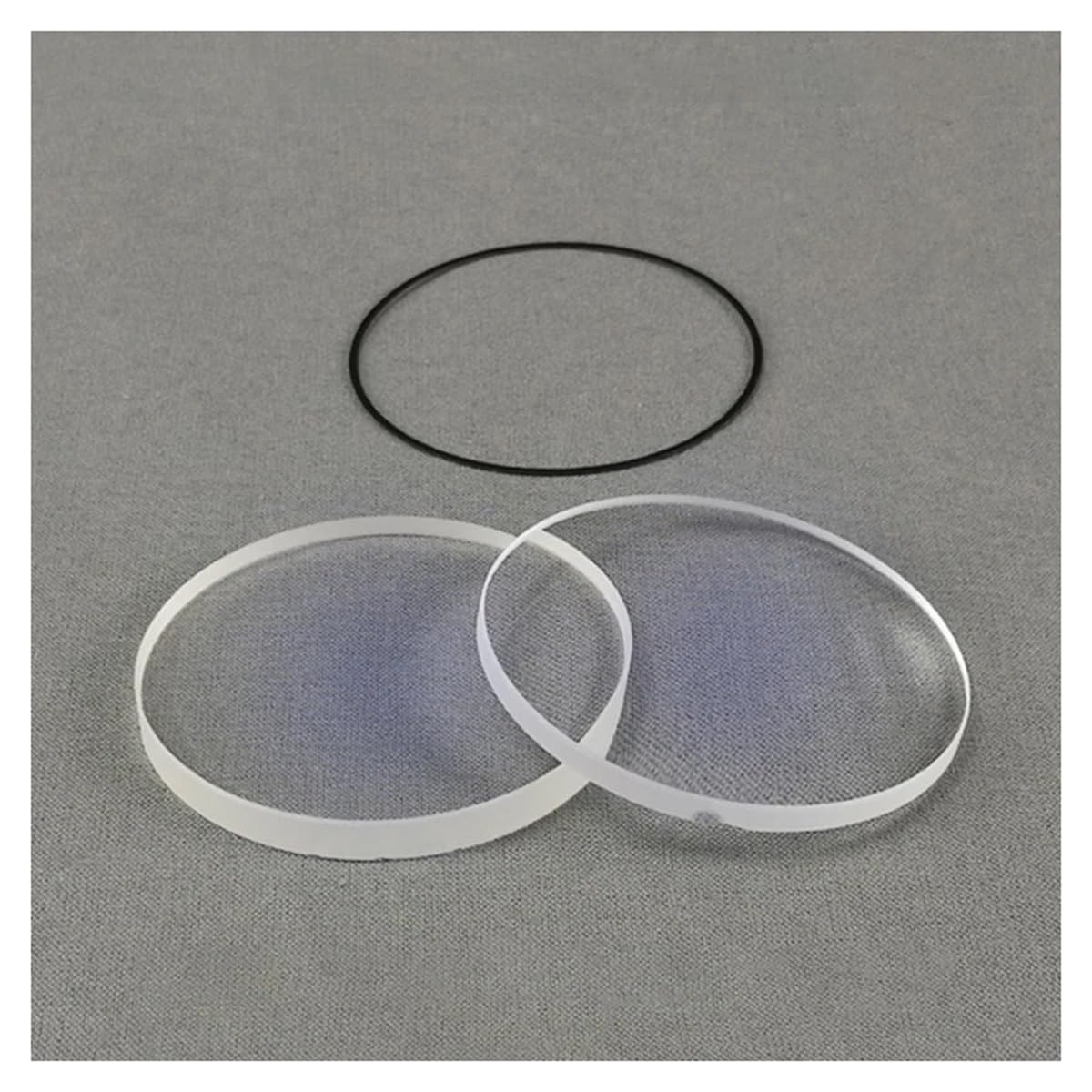 Lente acromática refractiva Doble separada de 70 mm con Espaciador óptico for telescopio astronómico Piezas para telescopio astronómico(D70F700 Blue)