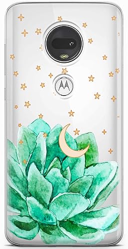 Miniatura 7 de Mertak Funda para teléfono compatible con Motorola Edge + Moto G9 G8 Plus G7 Play Power Z4 Slim Cactus Green Plantas Diseño de Plantas protectoras