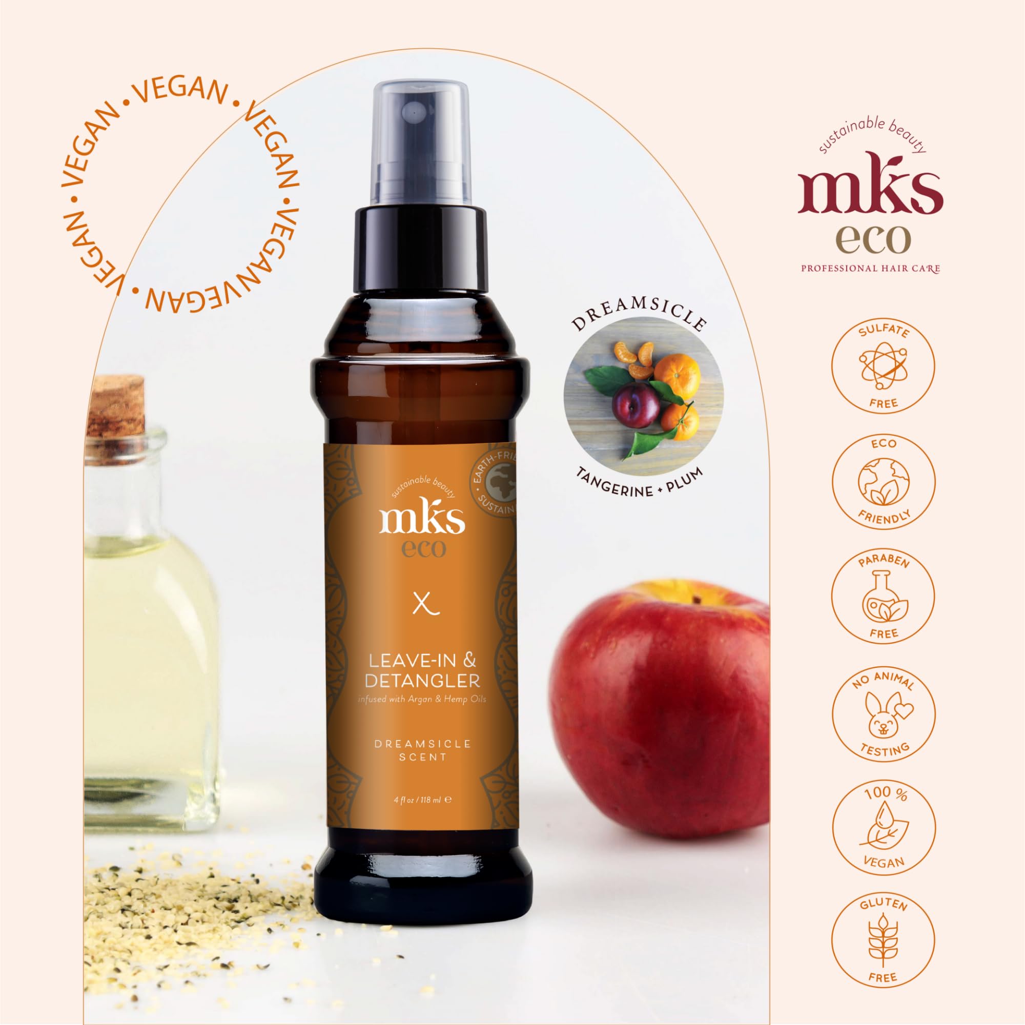 MKS-Eco X Leave-in & Detangler Dreamsicle