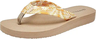 Ampeo Women's Arch Support Flip Flops Comfortable Casual Summer Beach Thong Sandals