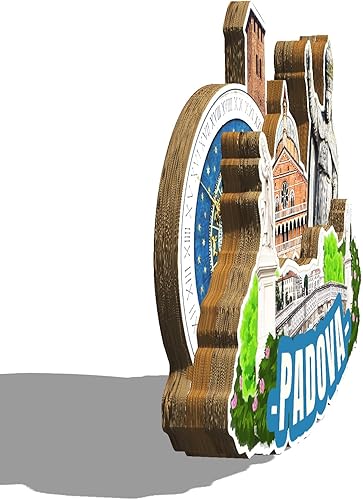 Miniatura 2 de Imán de Padova de Italia para nevera, monumentos 3D, decoración coleccionable de recuerdos hechos a mano
