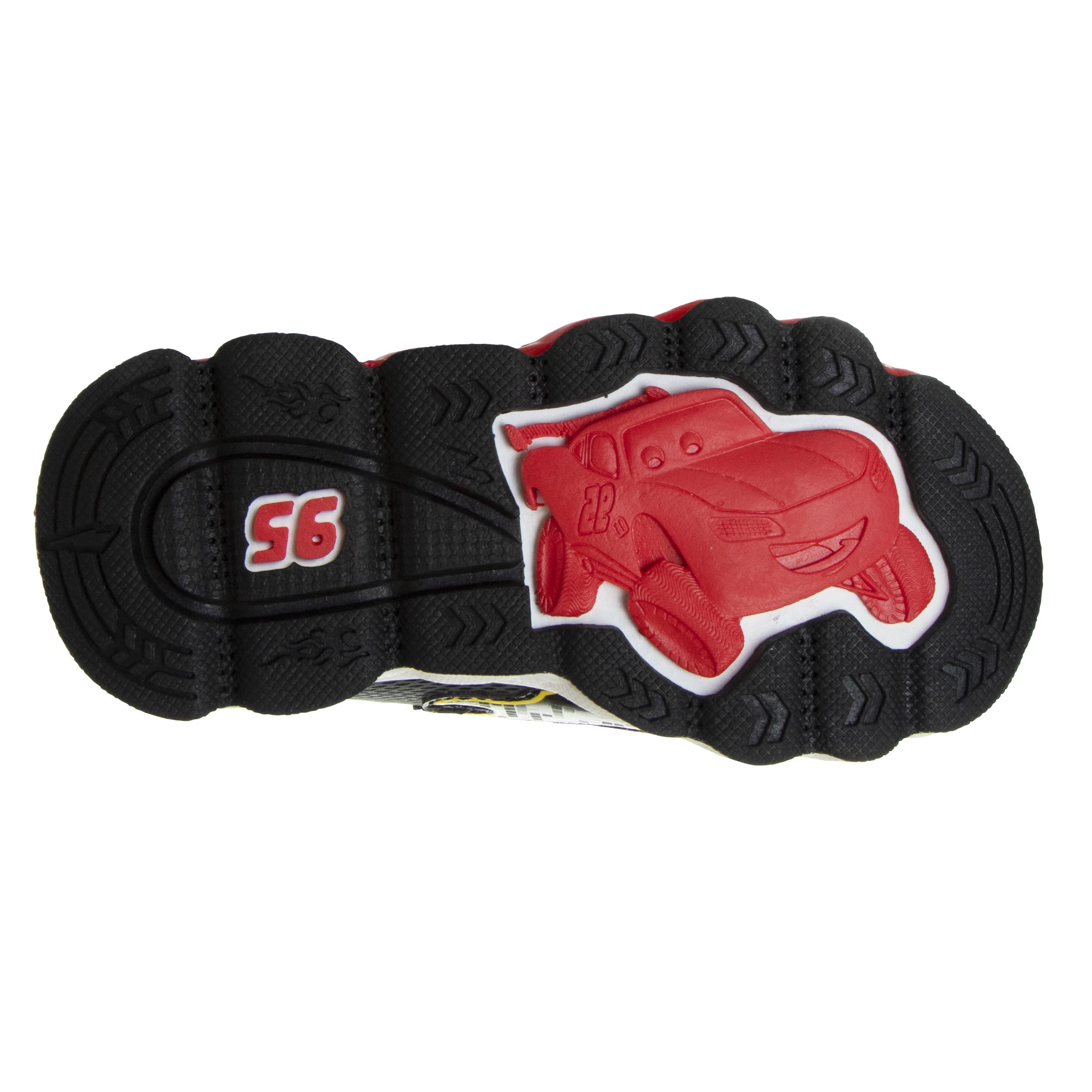 Disney Pixar Cars - Sneaker da ragazzo, colore: Nero/Rosso