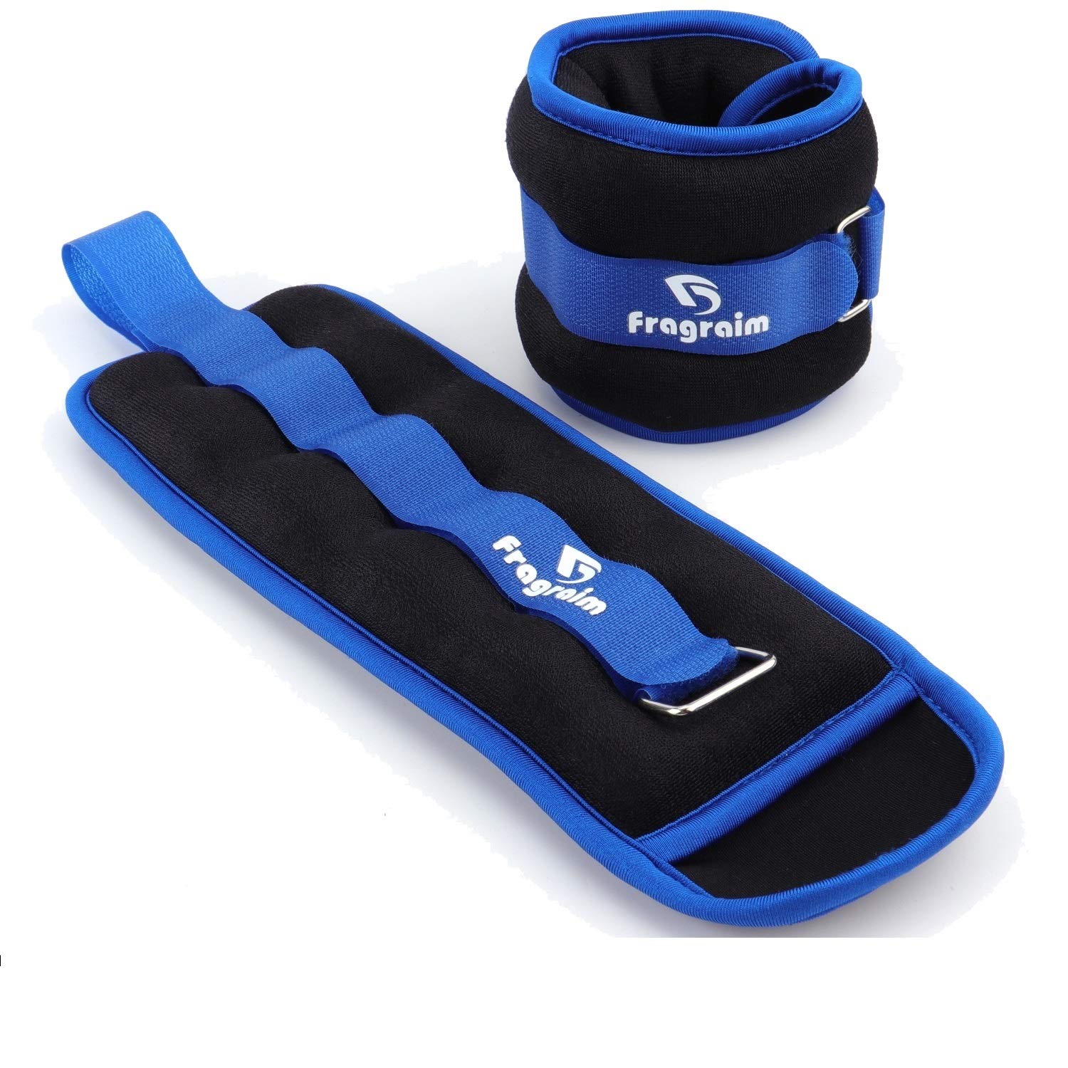 Pesi per caviglie per donne, uomini e bambini – Set di pesi per polsi/gambe/braccia con cinghia regolabile per jogging, ginnastica, aerobica, fisioterapia (da 0,9 kg a 4,5 kg coppia)