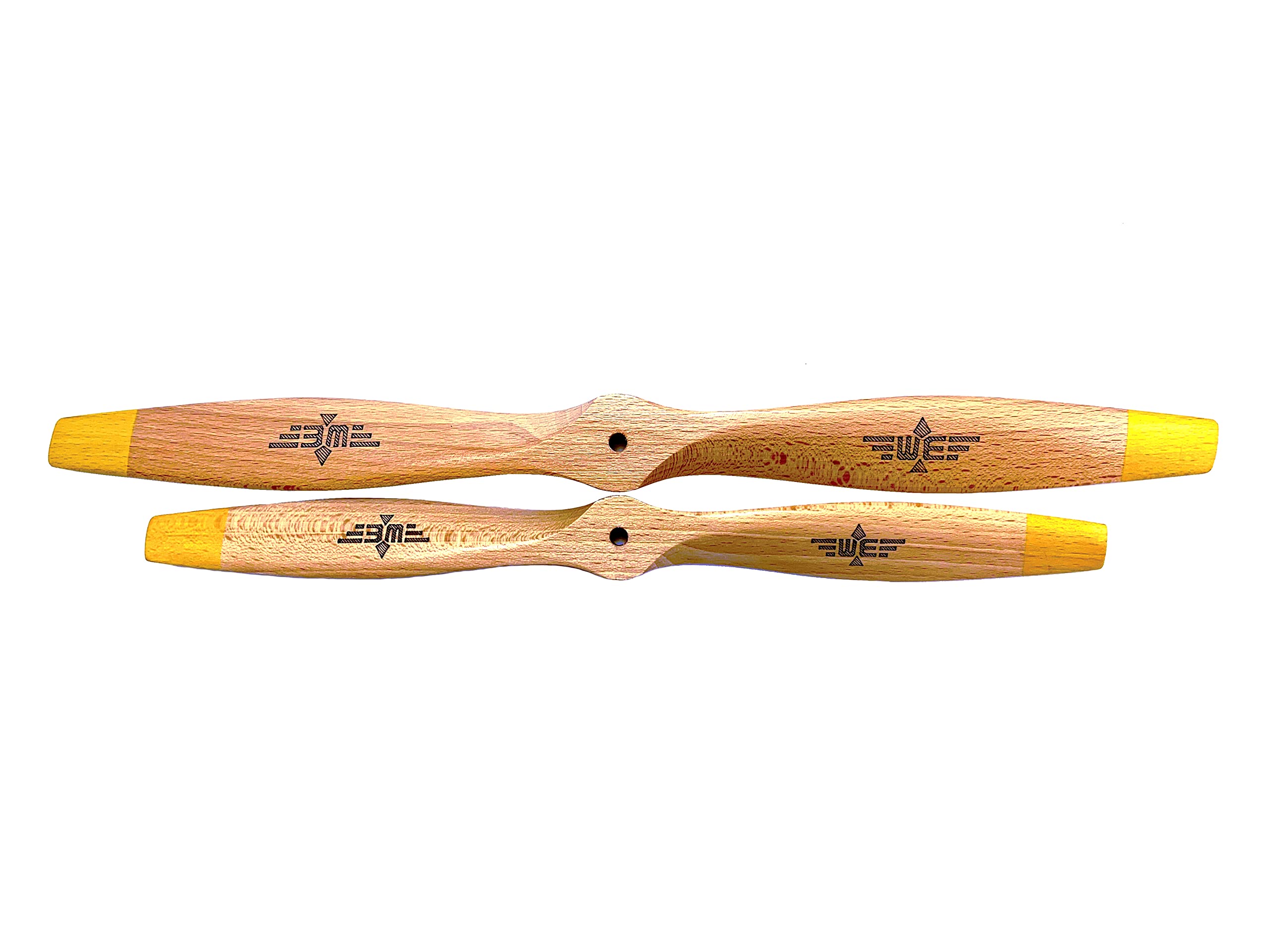Lasermaniac Multipack - Elica in Legno per Aeromodelli, Made in Italy, Faggio e Acero di Prima Scelta, Alte Prestazioni (2 Eliche in Acero 18x6)