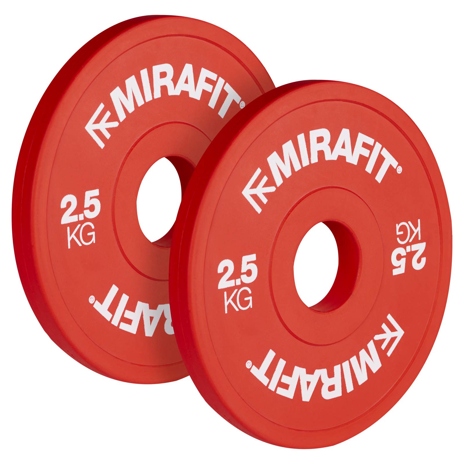 Mirafit IWF Coloured Fractional Weight Lifting Change Plates - Choice of Size