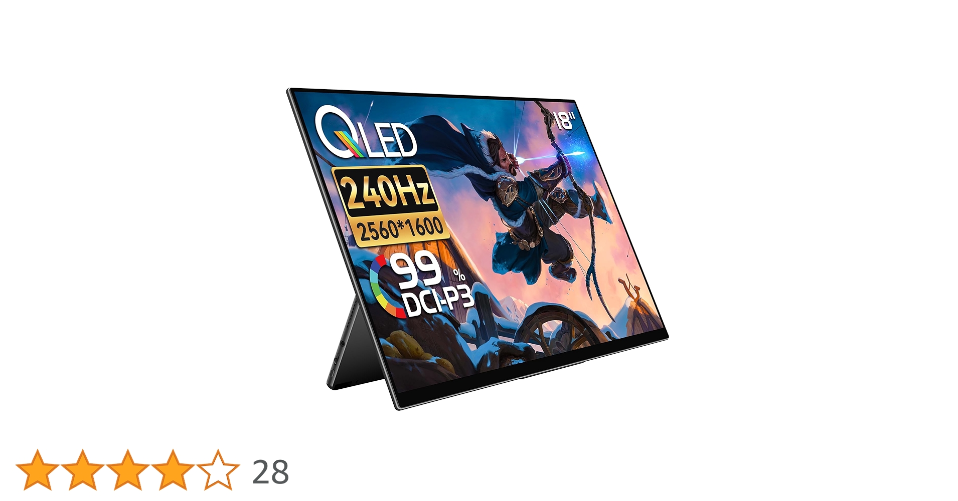 Amazon.co.jp: EHOMEWEI モバイルモニター 18インチ 2.5K WQXGA