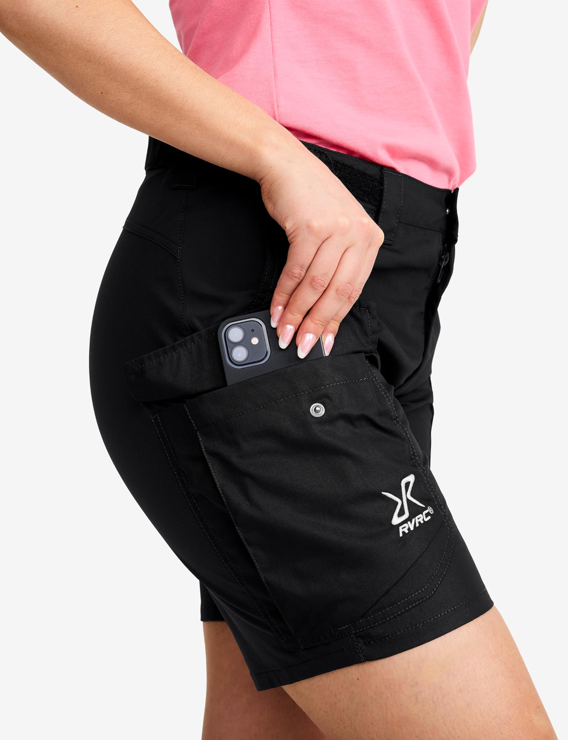 RevolutionRace Rambler Lightweight PRO Shorts da Donna, Pantaloncini Leggeri e Pantaloncini da Trekking