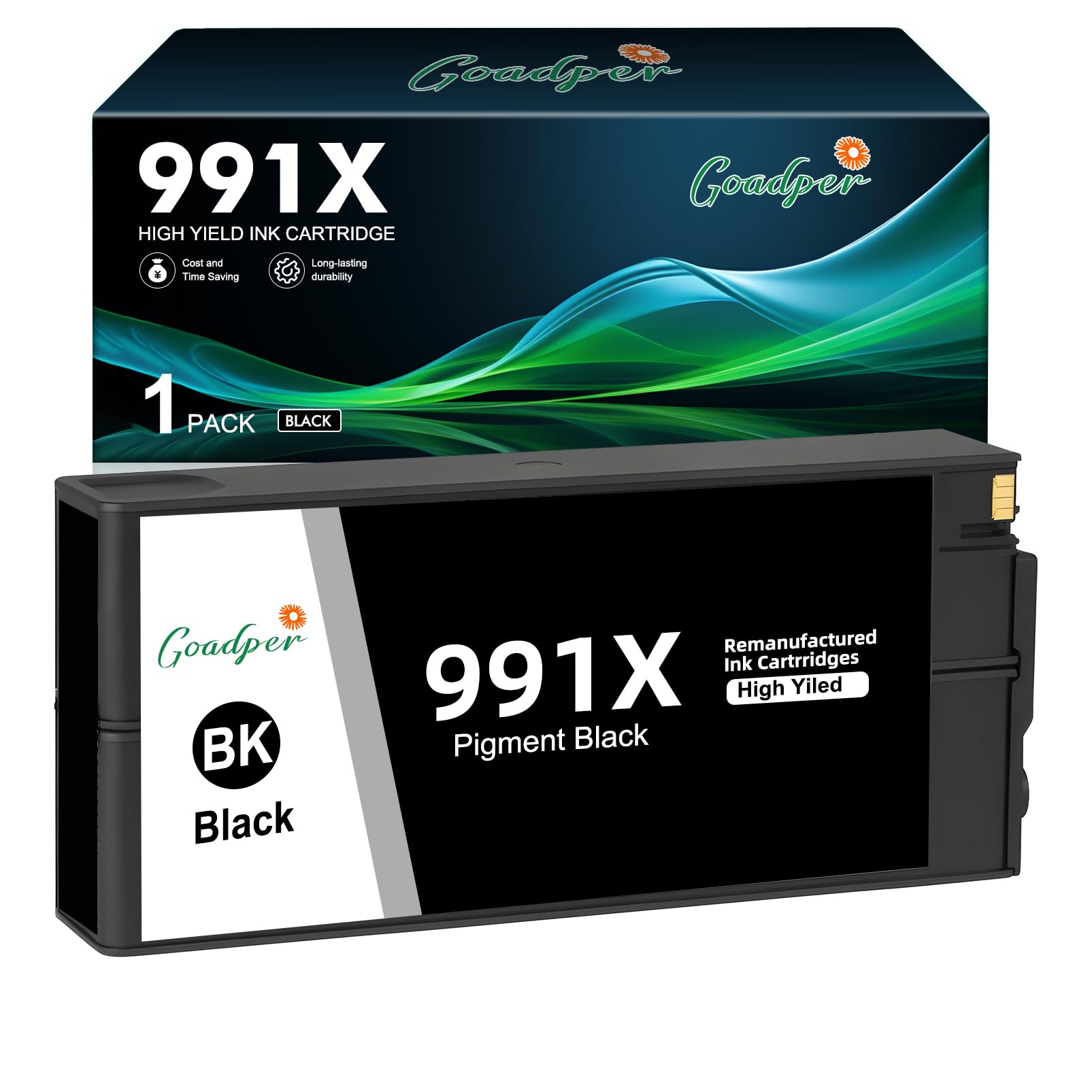 991XL 991X 510ML Cartuccia d'inchiostro per HP 991XL M0K02AE cartucce Compatibles per HP PageWide Pro MFP 772dn 750dw 777z 779dn 779dns 774dn 774dns (1 Nero)