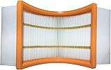 Comedes Lot de 2 filtres plissés plats en polyester pour aspirateur Bosch GAS 35-55 - Remplace les filtres Bosch 2607432034 - 5