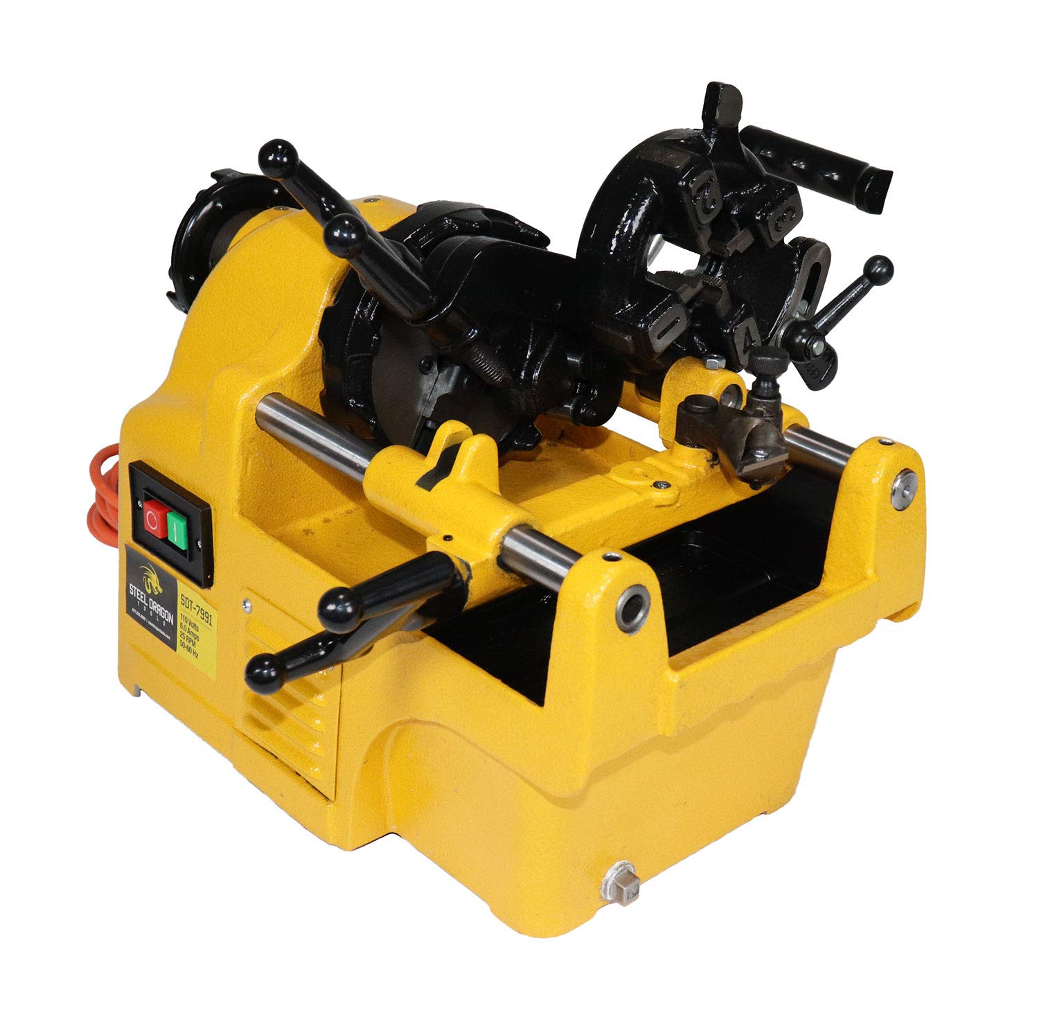 Steel Dragon Tools 7991 1/2" 1" Power Pipe Threader Threading Machine