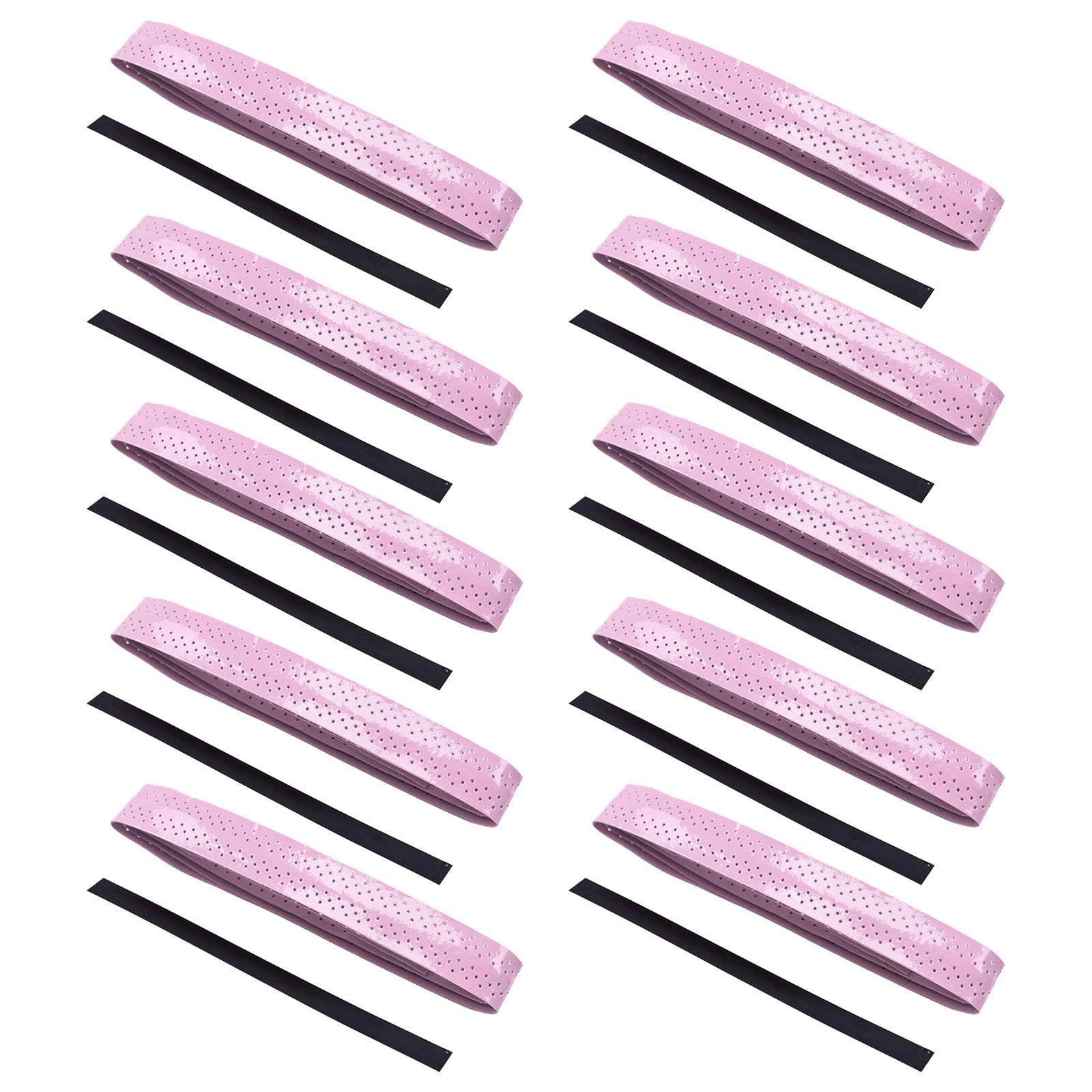 bnf® 10 Pieces Tennis Overgrip Anti Skid Racket Grip Tape for Motorbike Handlebar Light Pink | Tennis & Racquet Sports | Tennis | Grips-image-15