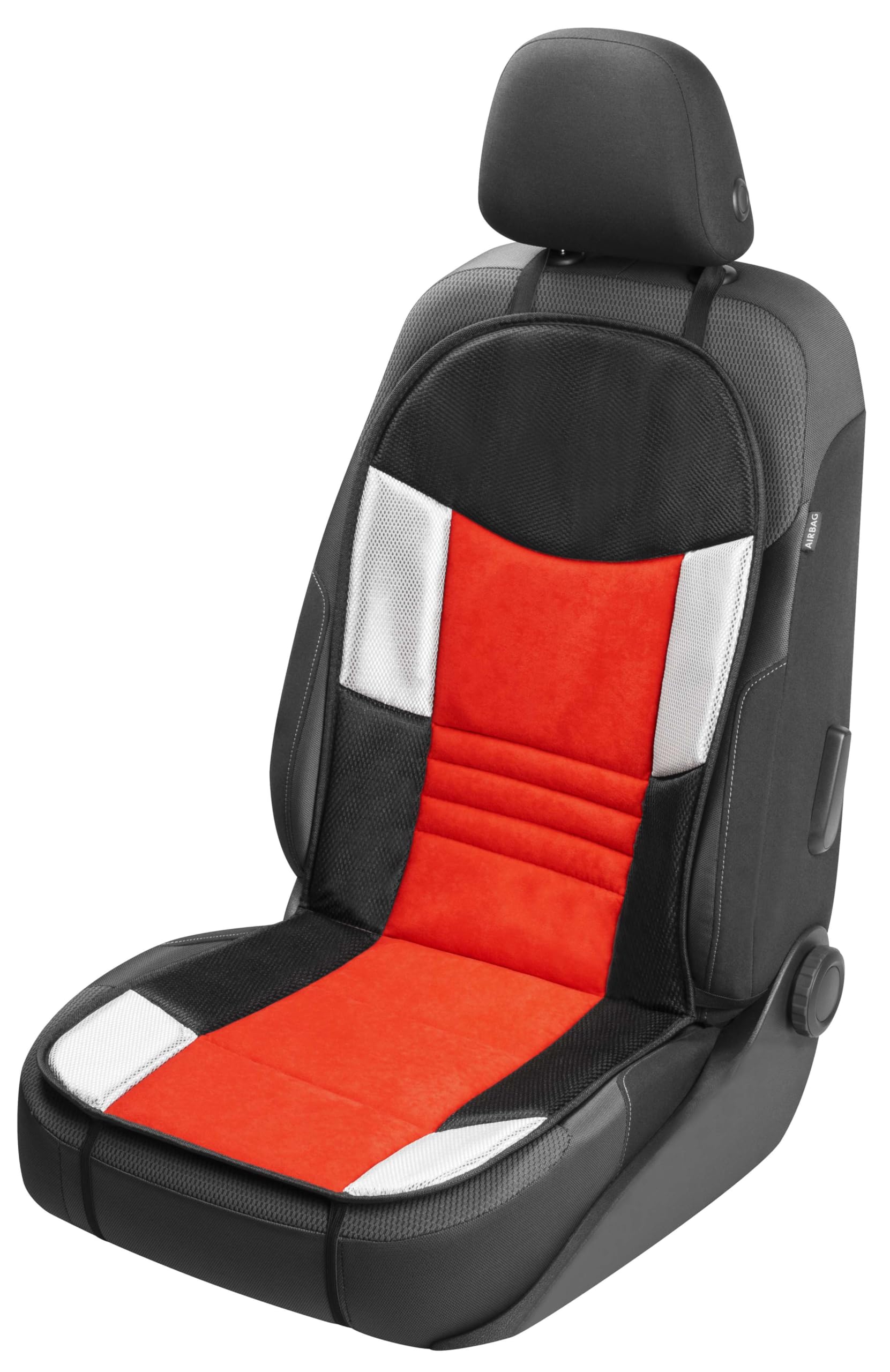Walser Cubierta del Asiento Coche Hunt, Cubierta del Asiento Universal y la Almohadilla projectora Rosso/Negro