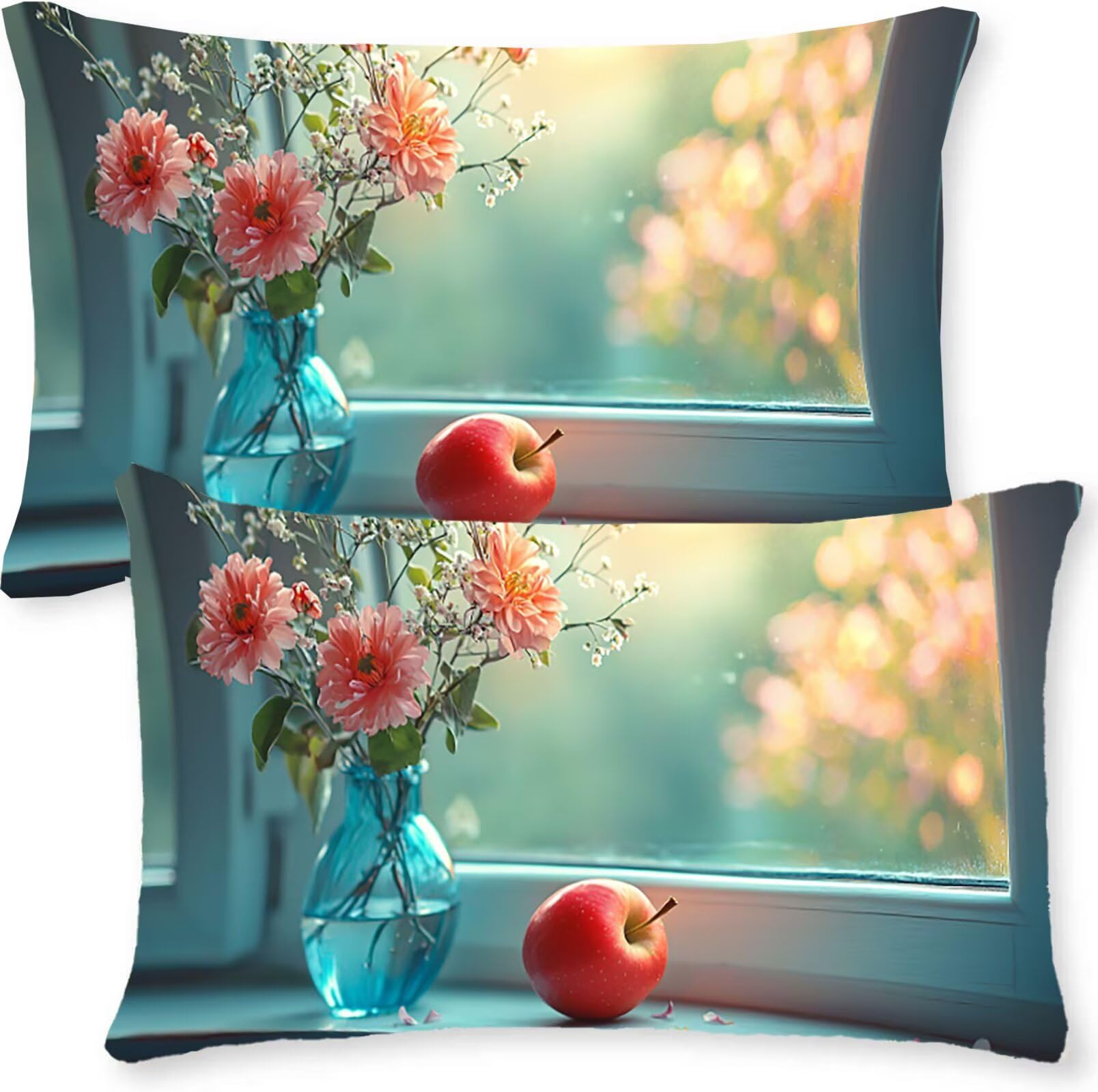 Taie d'oreiller en velours décoratif au design raffiné j0l-1385