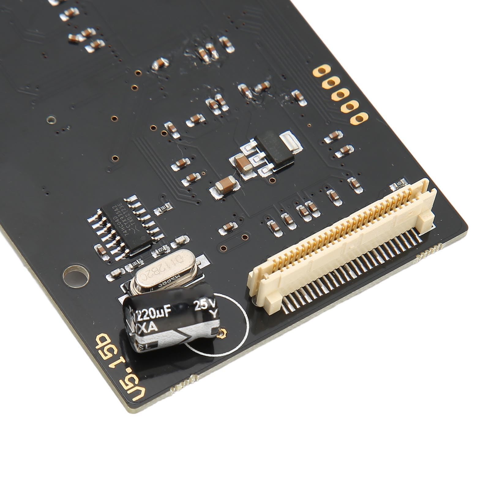 Jiawu Scheda di Simulazione unità Ottica, Scheda V5 15b Porta Carte in Metallo Aggiornata, Modulo Sostitutivo Console di Gioco con di Memoria da 32 GB per Dreamcast VA1