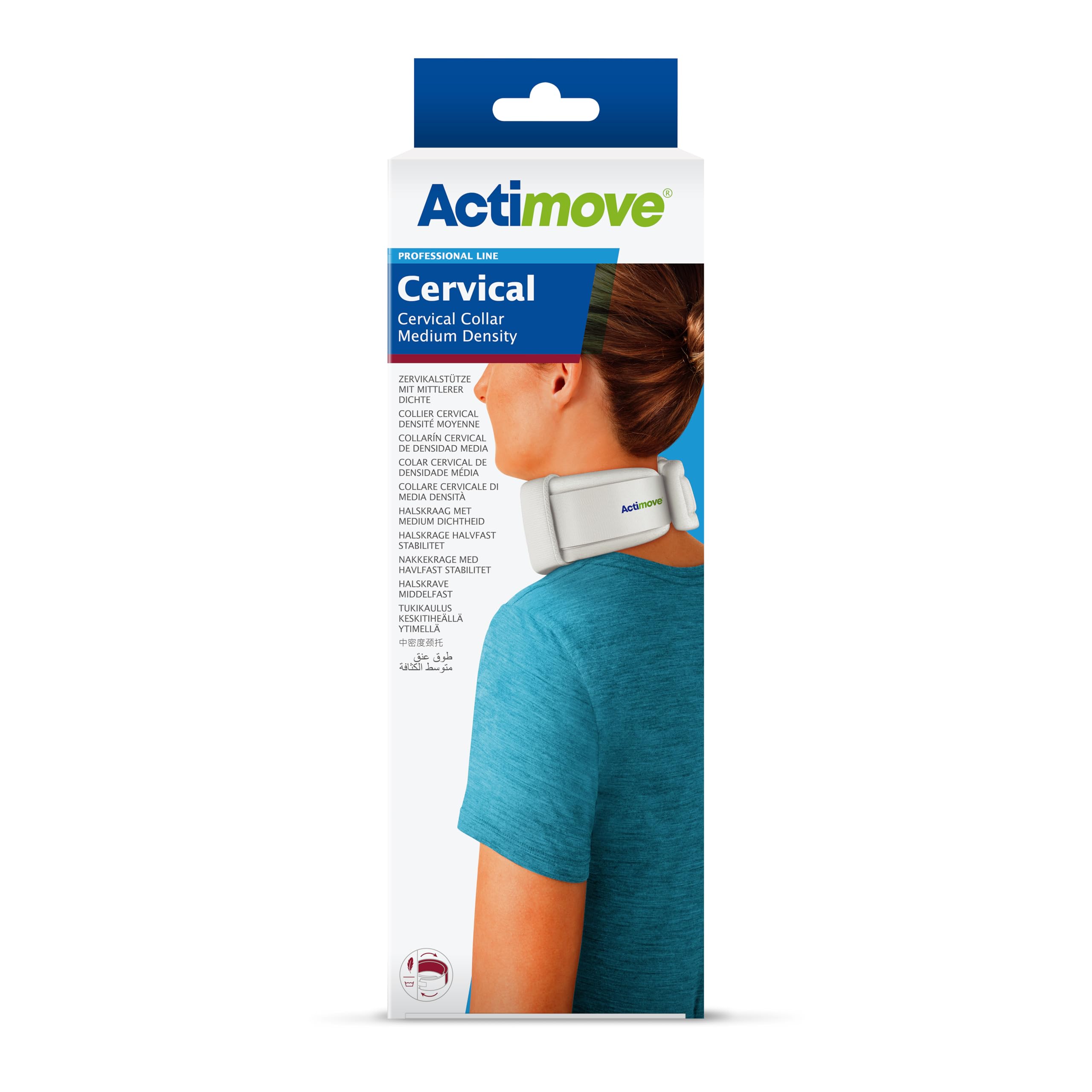 BSN Medical Actimove 72819-25 - Collare collo morbido cervicale a media densità, taglia XL, circonferenza 26-33 cm, altezza 6,5 cm