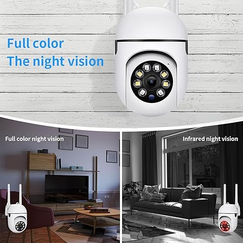 Miniatura 5 de Outdoor Security Cameras - 2.4GHz WiFi Cam for IndoorOutdoor Monitoring - HD 1080P Dome Surveillance Cameras 360 View - IP66 Waterproofs Home Camera