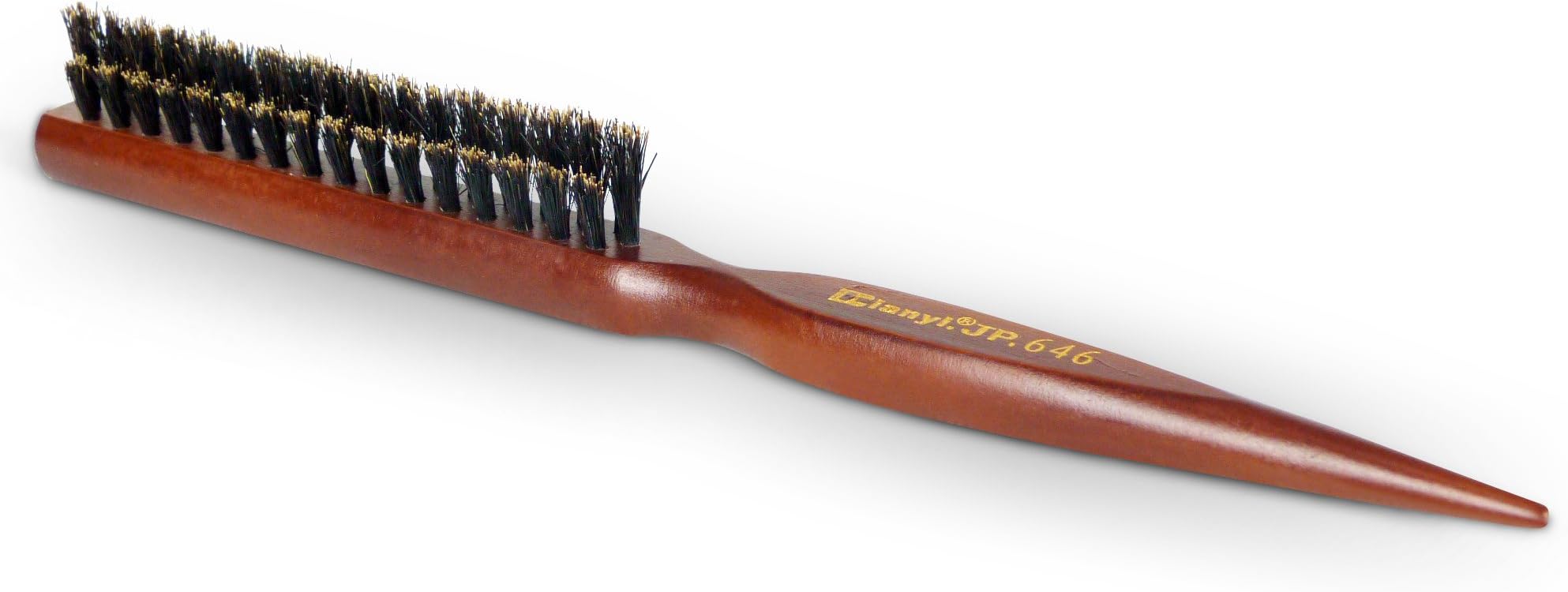 Dianyi Dress-Out 3 Row Teasing 100% Bristle Hair Brush, For Long Hair