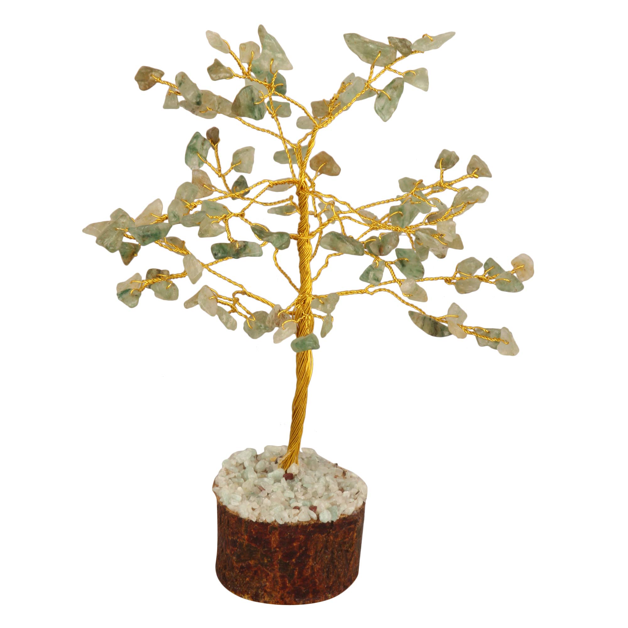 YATHABI Green Jade Crystal Tree of Life Decor - Chakra Bonsai Money Tree - Spiritual Gift - Gem Stone for Luck and Energy