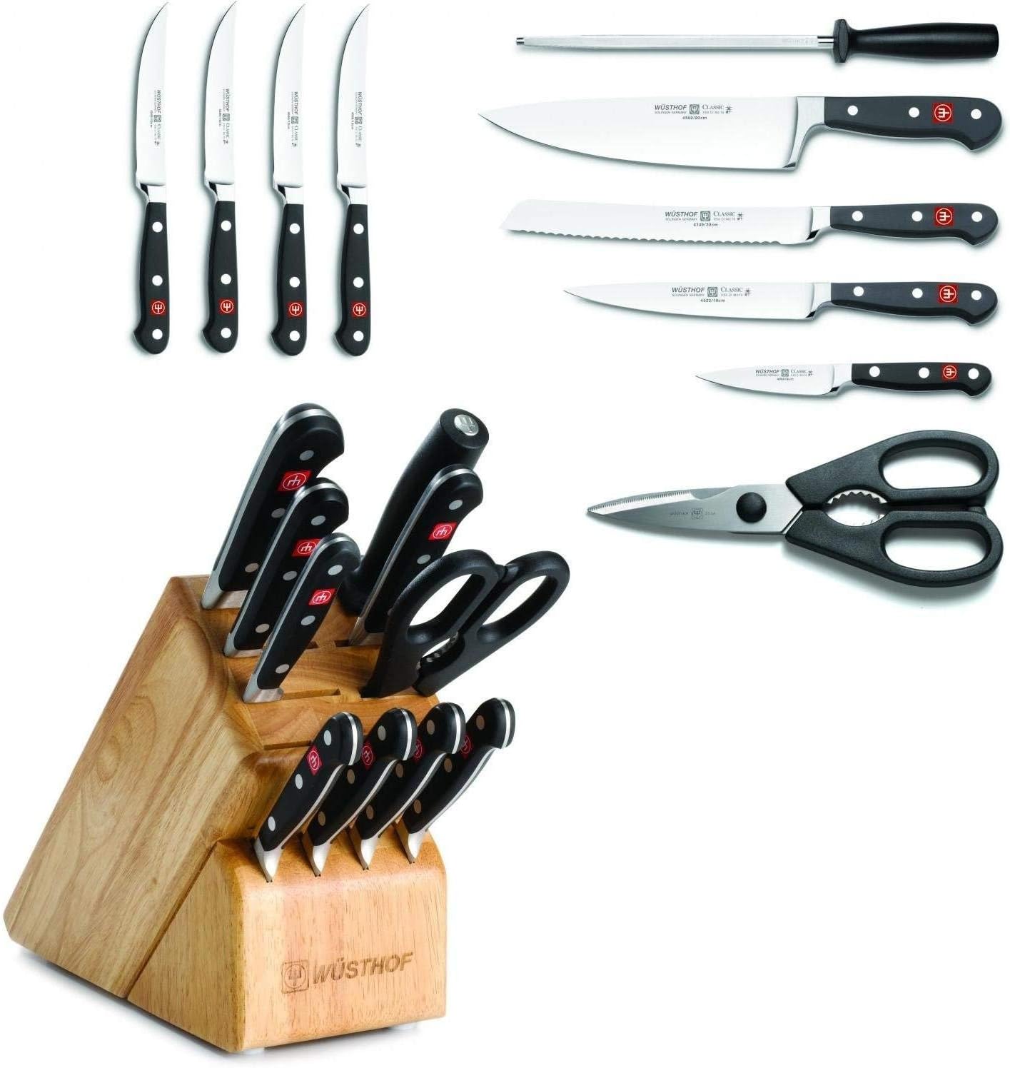 Wusthof Classic 11-Piece Knife Block Set