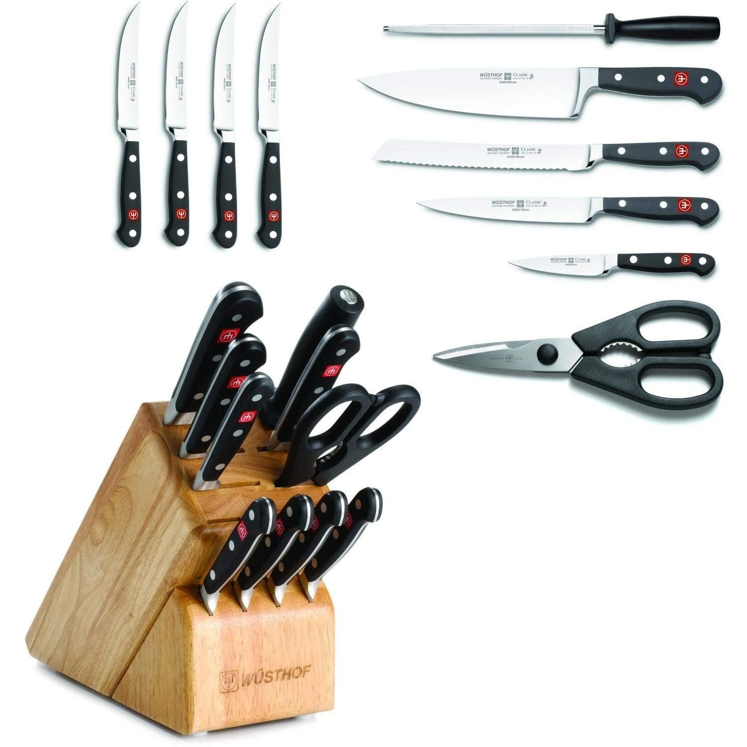 Wusthof Classic 11-Piece Knife Block Set