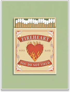zphvaqd Heart Canvas Wall Art,Throne of Glass Prints, Aelin Fireheart Pictures,Cute Throne of Glass Poster,Sarah J. Maas Wall Decor for Library Living Room 16 x 24 in Unframed