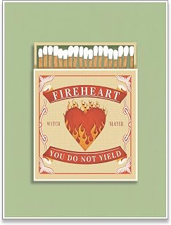 zphvaqd Heart Canvas Wall Art，Throne of Glass Prints, Aelin Fireheart Pictures，Cute Throne of Glass Poster，Sarah J. Maas Wall Decor for Library Living Room 16 x 24 in Unframed