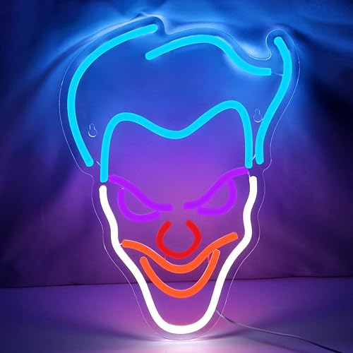 Vista 3 de Letreros de neón LED para decoración de pared luces de neón con USBinterruptor, luz de letrero para decoración de habitación de jugadores