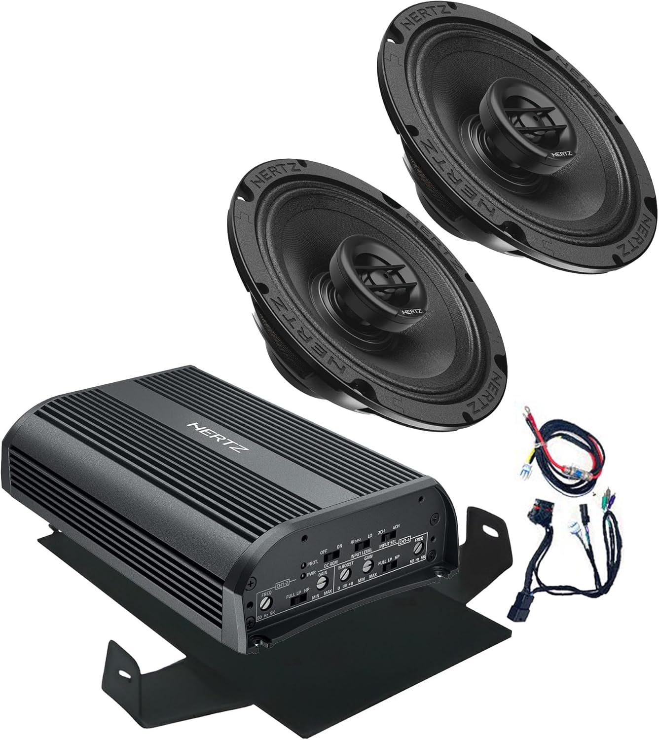 HERTZ HSP1-14 Parlante Amplificador Plug and Play para Street Glide Road Glide 2014-2023