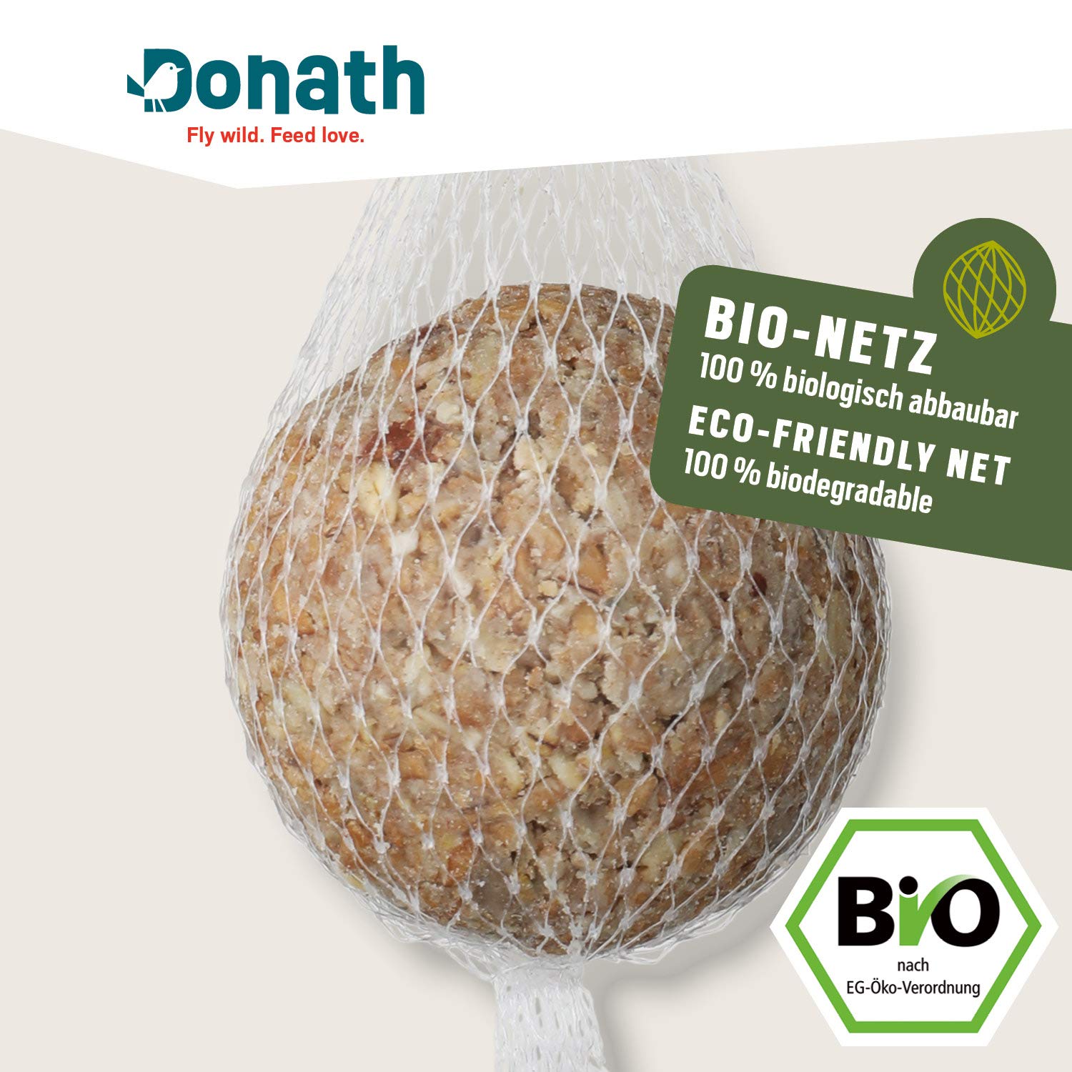 Donath Energie-Knödel klassisch im BIO-Netz im Meisenknödel Vergleich 2026