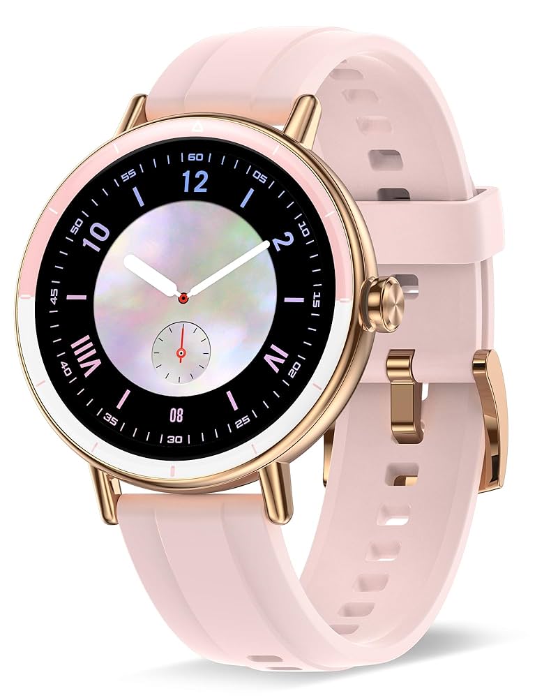 Amazon | 【Amazon.co.jp限定モデル】スマートウォッチ 丸型