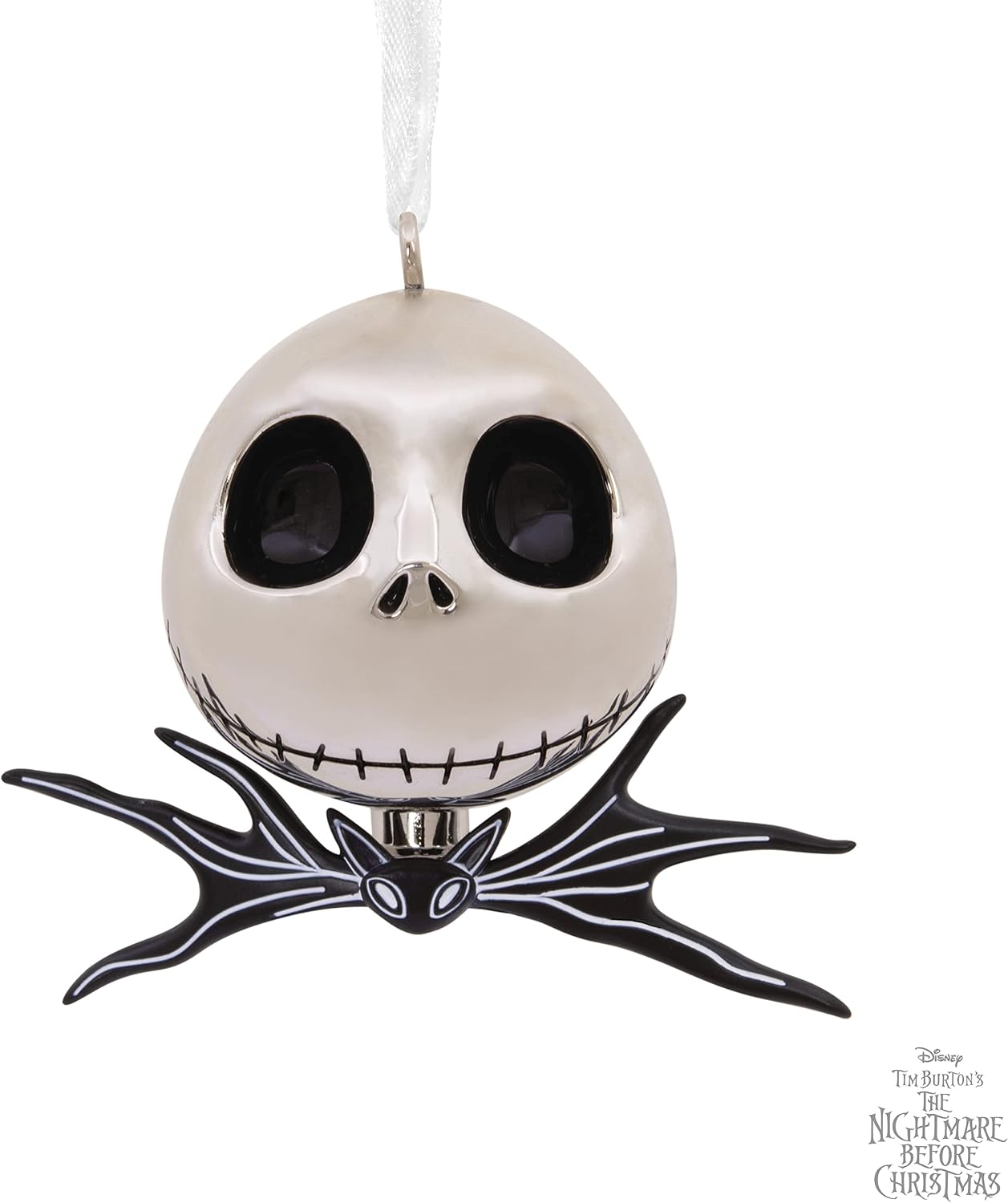 Hallmark Disney Tim Burton's The Nightmare Before Christmas Jack Skellington Christmas Ornament, Metal