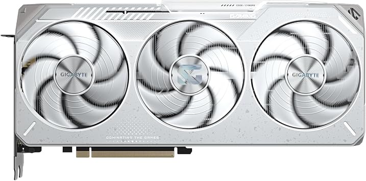 Gigabyte Radeon RX 9070 XT Gaming OC Ice 16G Graphics Card - 16GB GDDR6 256bit PCI-E 5.0 3060 MHz Core Clock 2 x DisplayPort 2 x HDMI GV-R907XGAMINGOCICE-16GD