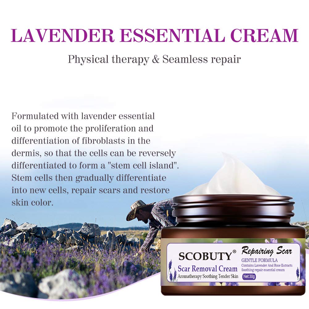 Scar Removal Cream For Old Scars -Stretch Mark Removal Cream for Men and Women Stretch Marks Relief and Burns Repair,Face Skin Repair Cream