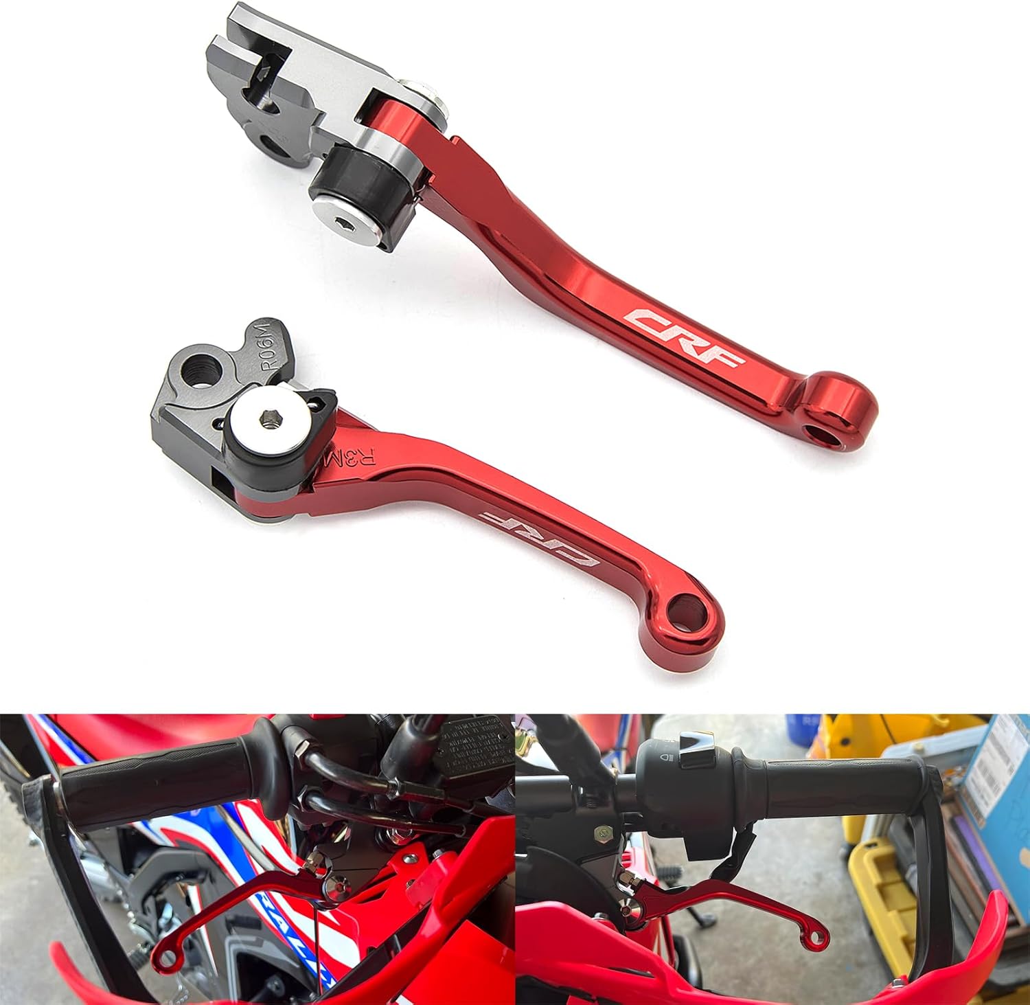 PROCNC Dirt Bike Brake Clutch Levers Fit for CRF250R 2007-2023 CRF450R 2007-2020 CRF250RX 2019-2023 CRF450RX 2017-2020