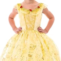 Vista 5 de Little Adventures, disfraz de princesa amarillo, para niña, XL (7-9 años), Traditional